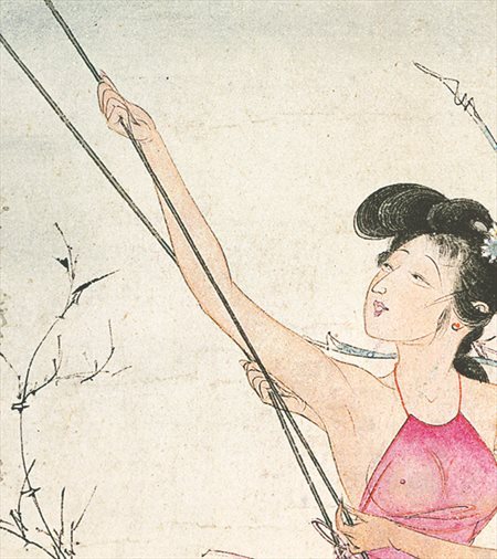 鸡东-胡也佛的仕女画和最知名的金瓶梅秘戏图
